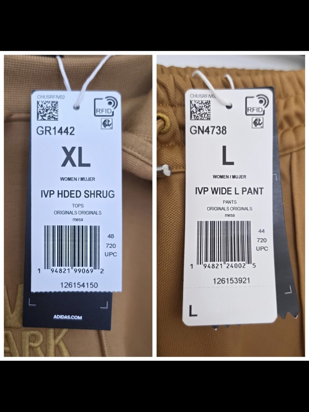 NWT Adidas x Ivy Park Hooded Shrug & Wide-Leg Pants | Mesa - Picture 4 of 7